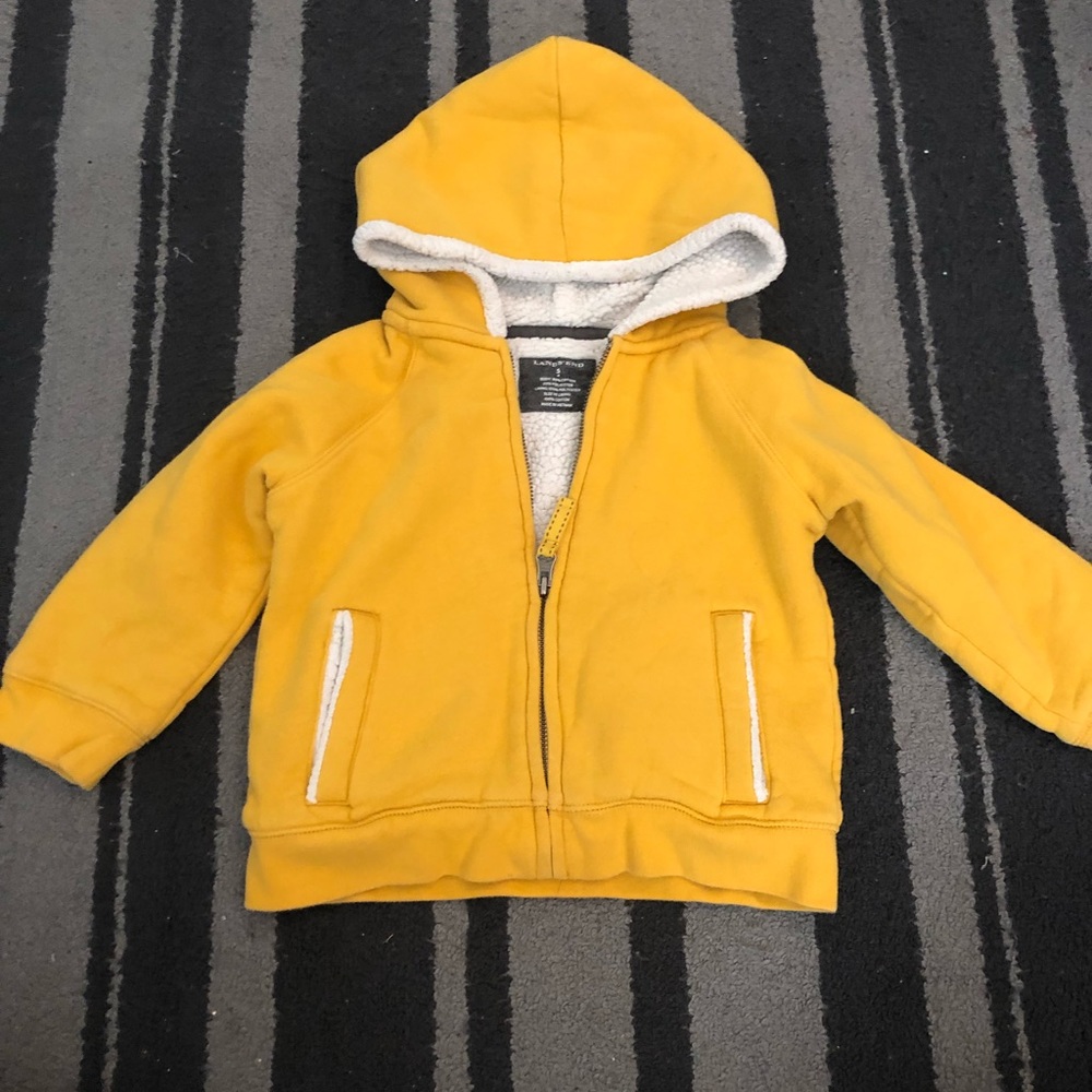 Yellow thick, wool lined jacket (4yo unisex)